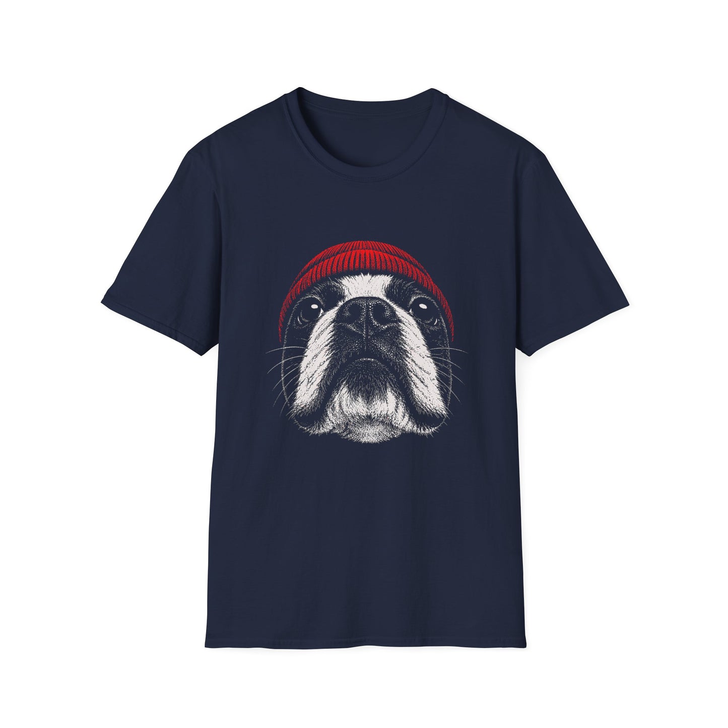 Red Hat Boston Terrier Tee