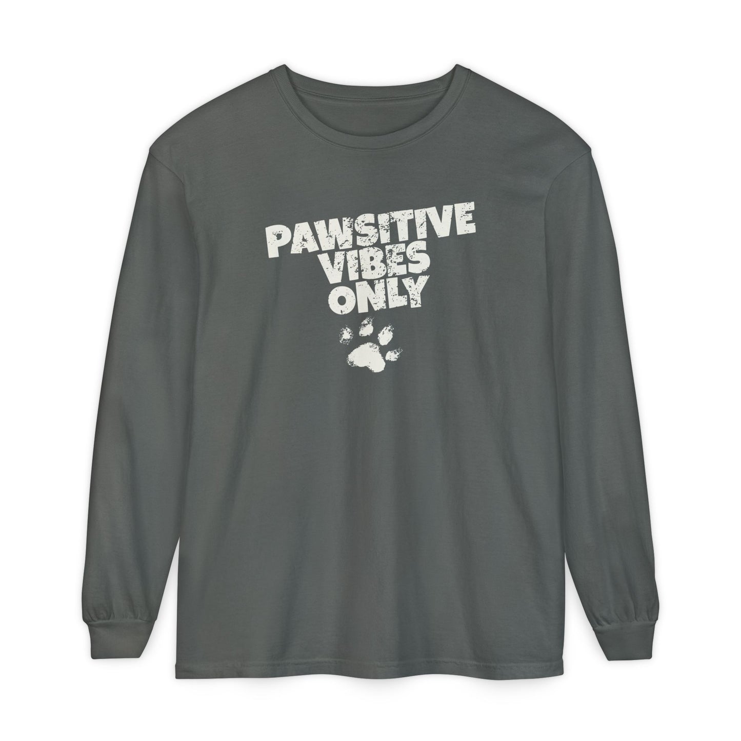 Pawsitive Vibes Only Long Sleeve T-Shirt