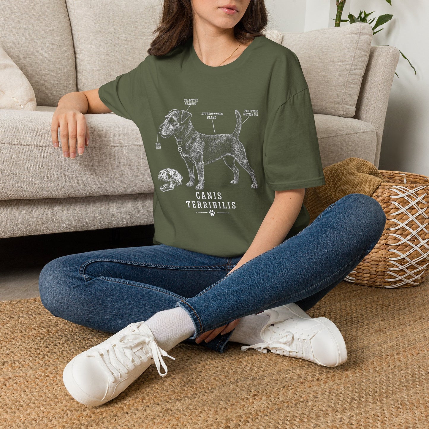 Anatomy Of A Patterdale Terrier Tee