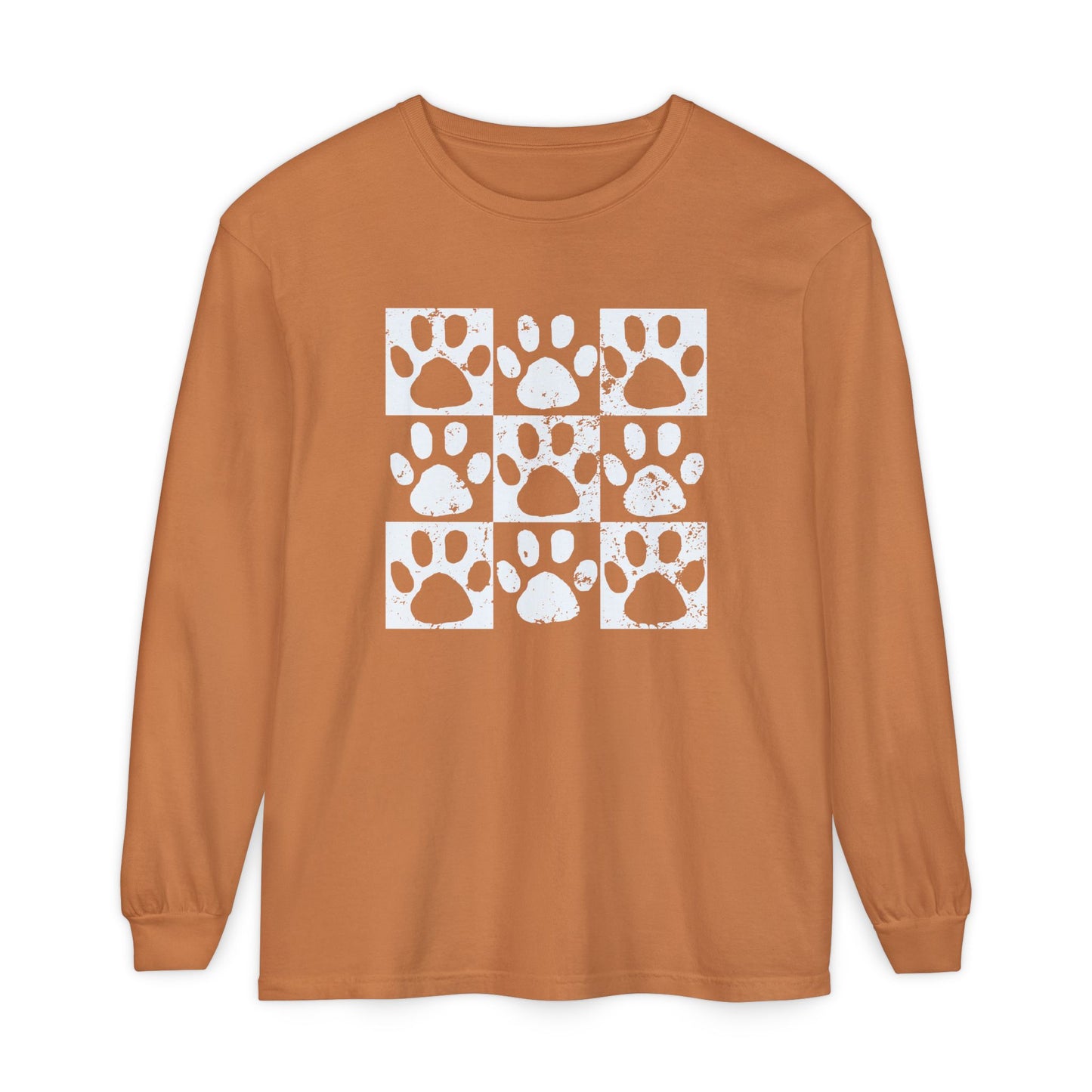 Paw Print Long Sleeve T-Shirt