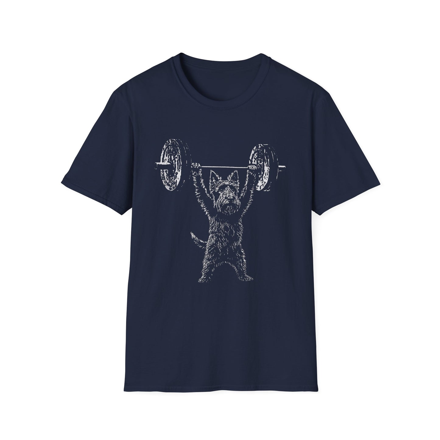 Scottie Terrier Powerlifting Tee