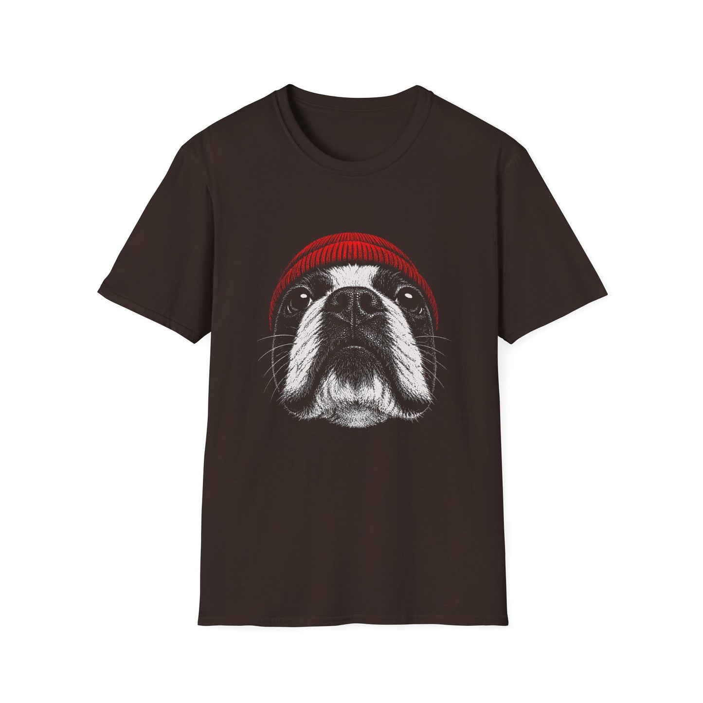 Red Hat Boston Terrier Tee