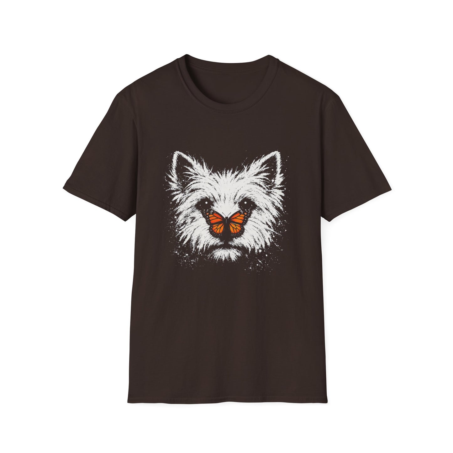Westie With Butterfly Tee