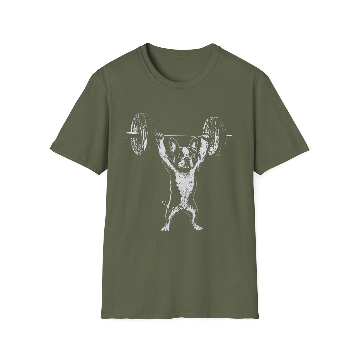 Boston Terrier Powerlifting Tee