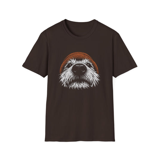 Orange Hat Westie Tee