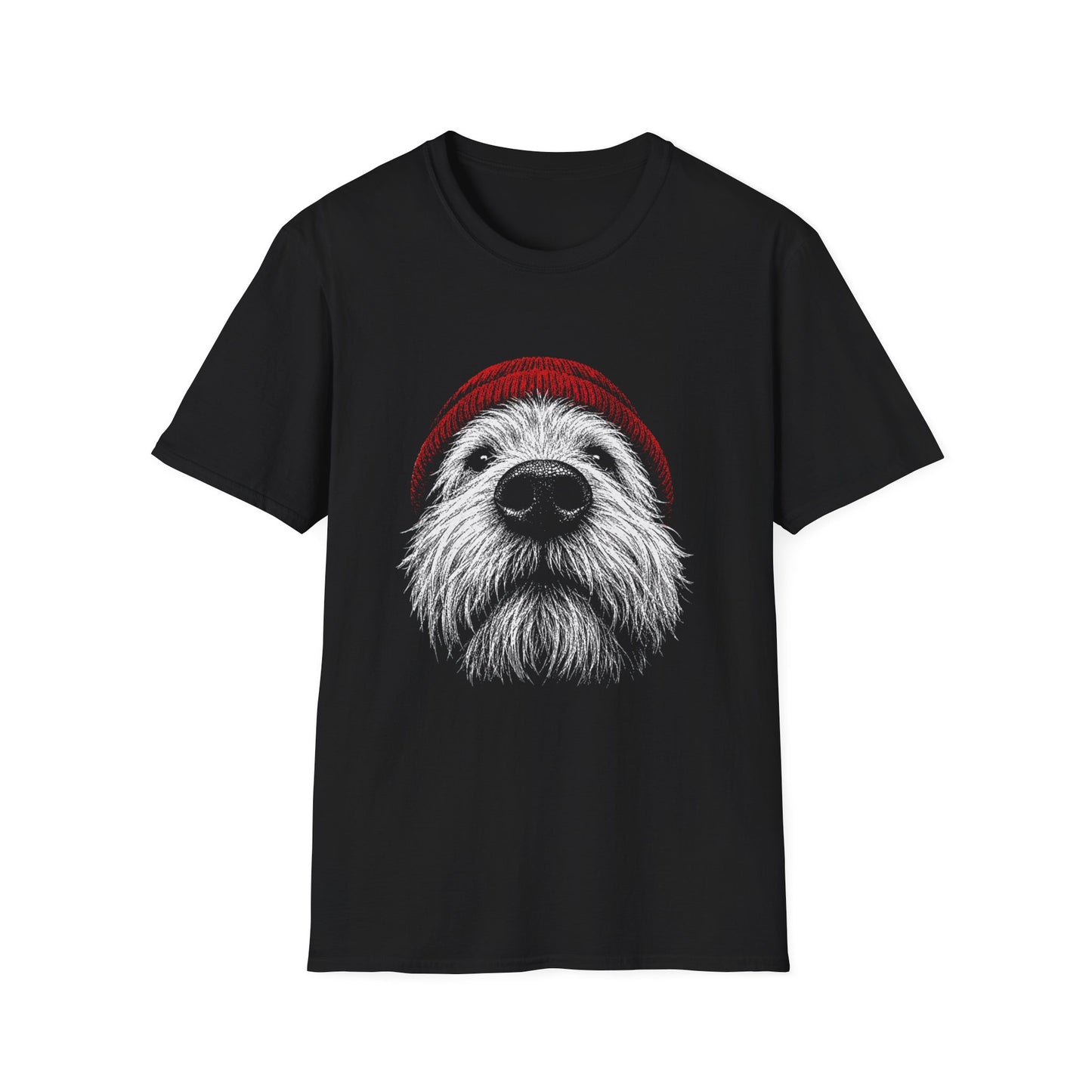 Red Hat Wheaten Terrier Tee