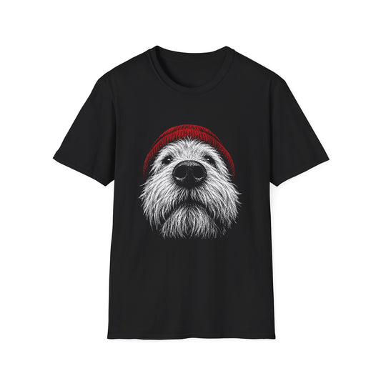 Red Hat Wheaten Terrier Tee