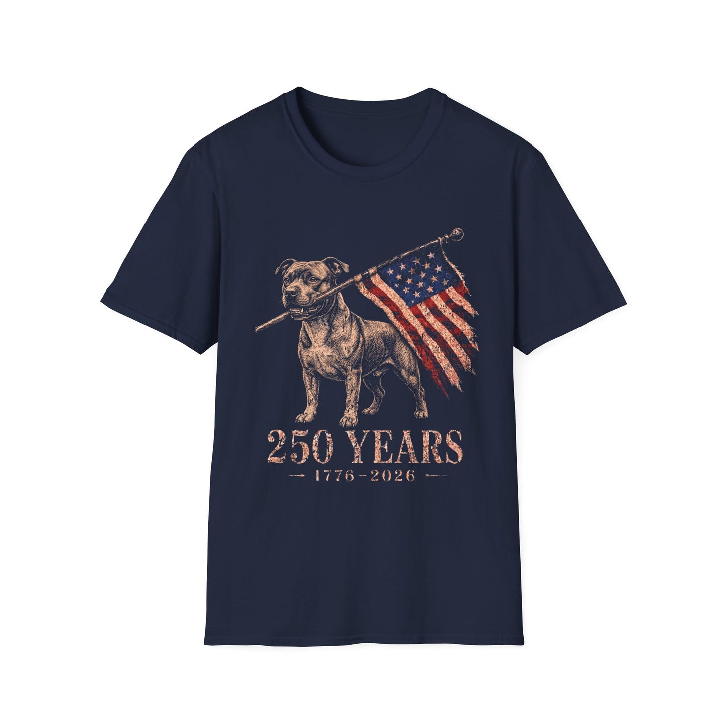 Staffordshire Bull Terrier USA 250 Years Tee
