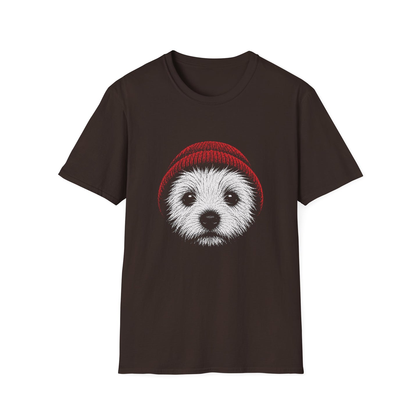 Red Hat Westie Puppy Tee