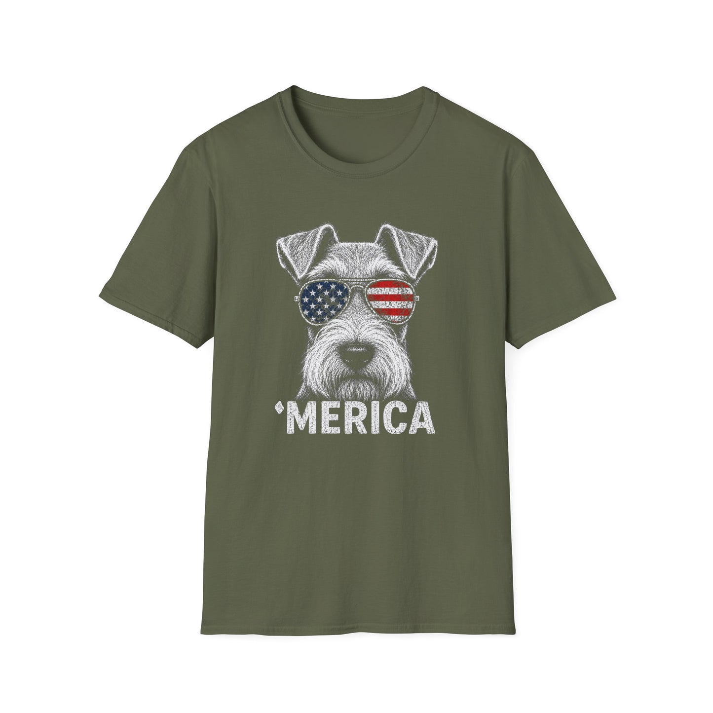 Wire Fox Terrier Merica Tee
