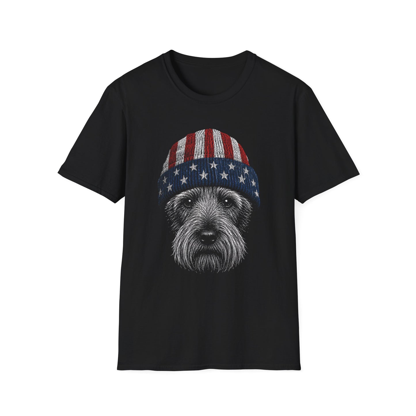 Scottish Terrier USA Beanie Tee