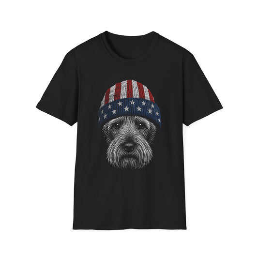 Scottish Terrier USA Beanie Tee