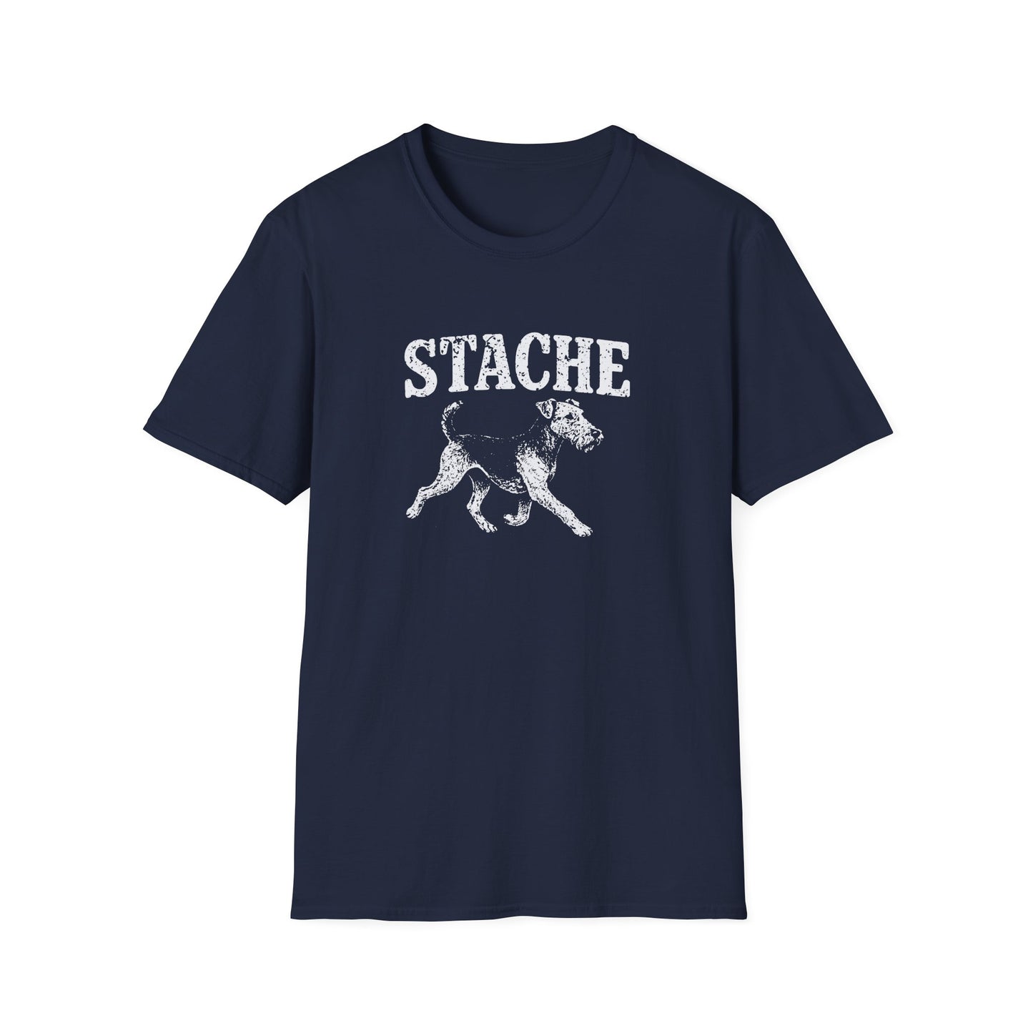 Airedale Terrier Stache Tee