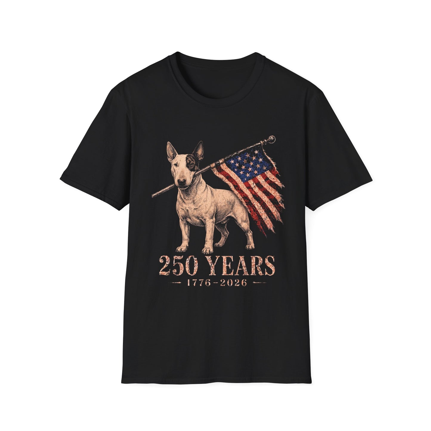 Bull Terrier USA 250 Years Tee