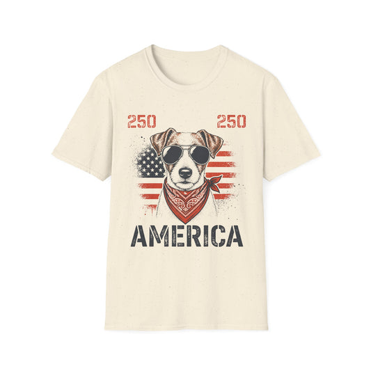 Jack Russell Terrier America 250 Tee