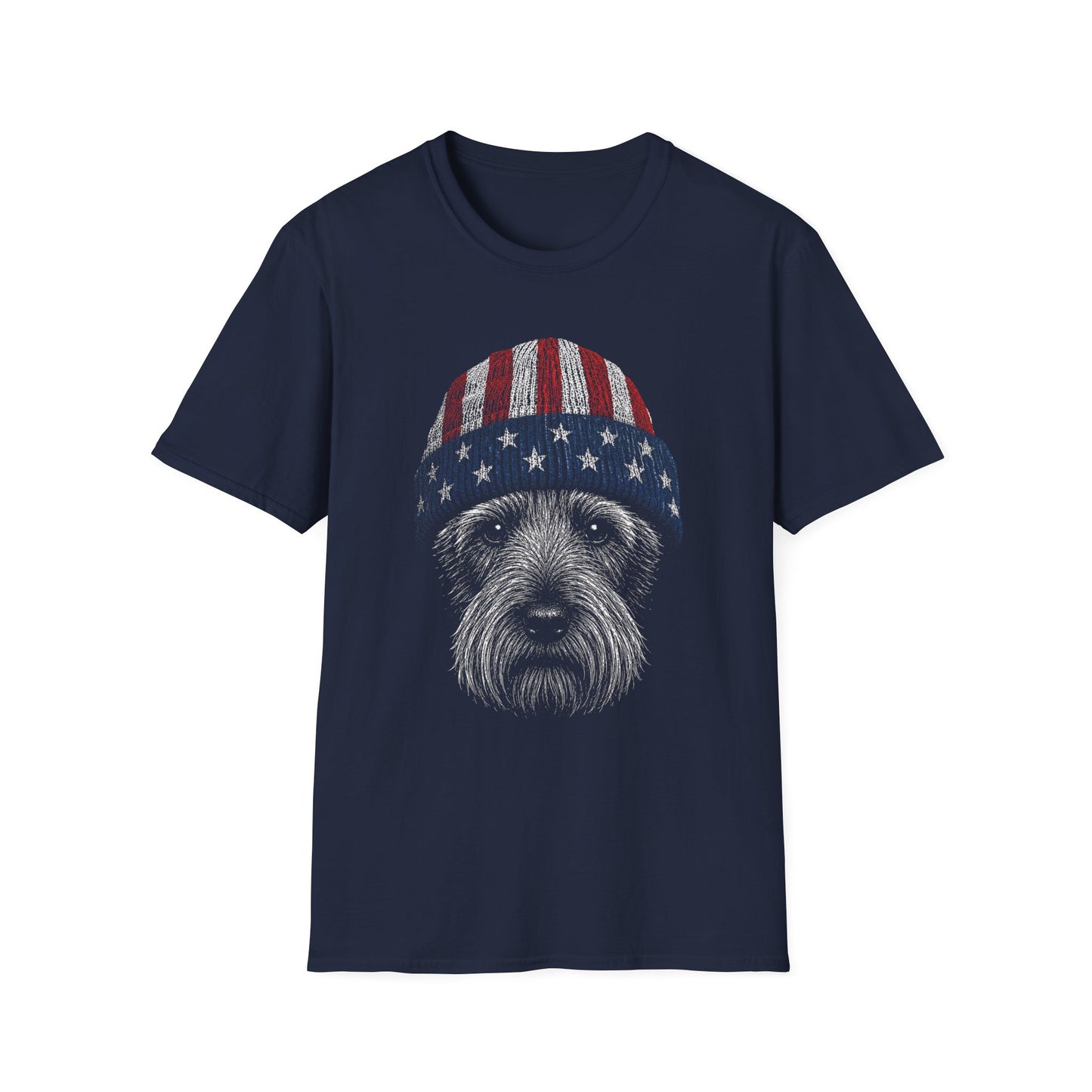 Scottish Terrier USA Beanie Tee