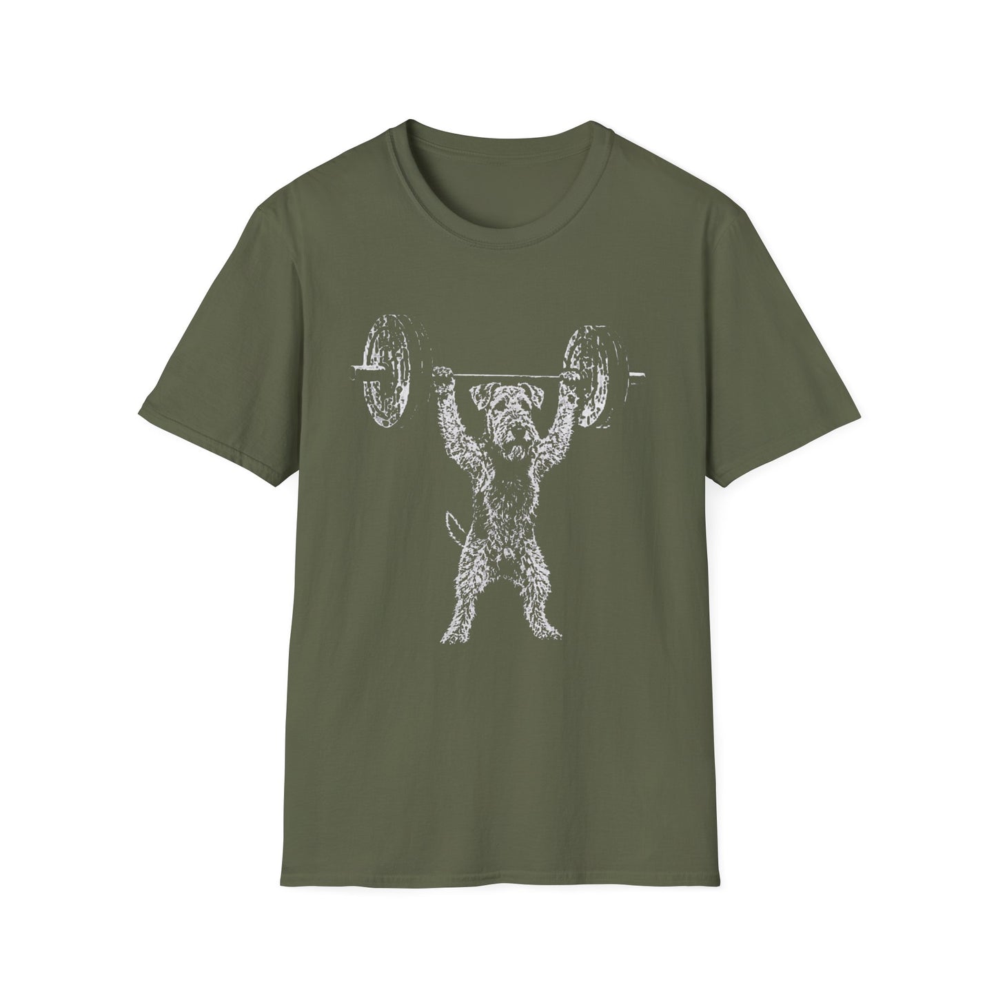 Airedale Terrier Powerlifting Tee