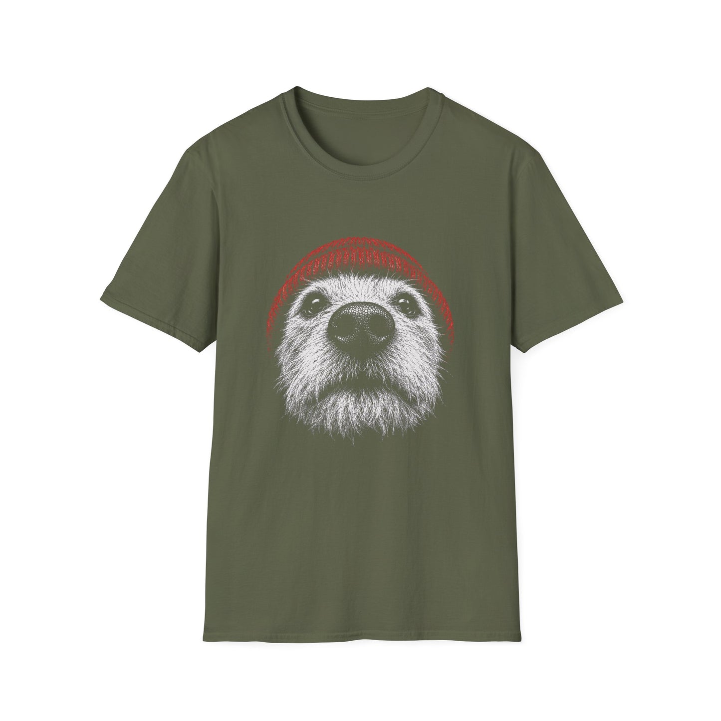 Red Hat Parson Russell Terrier Tee