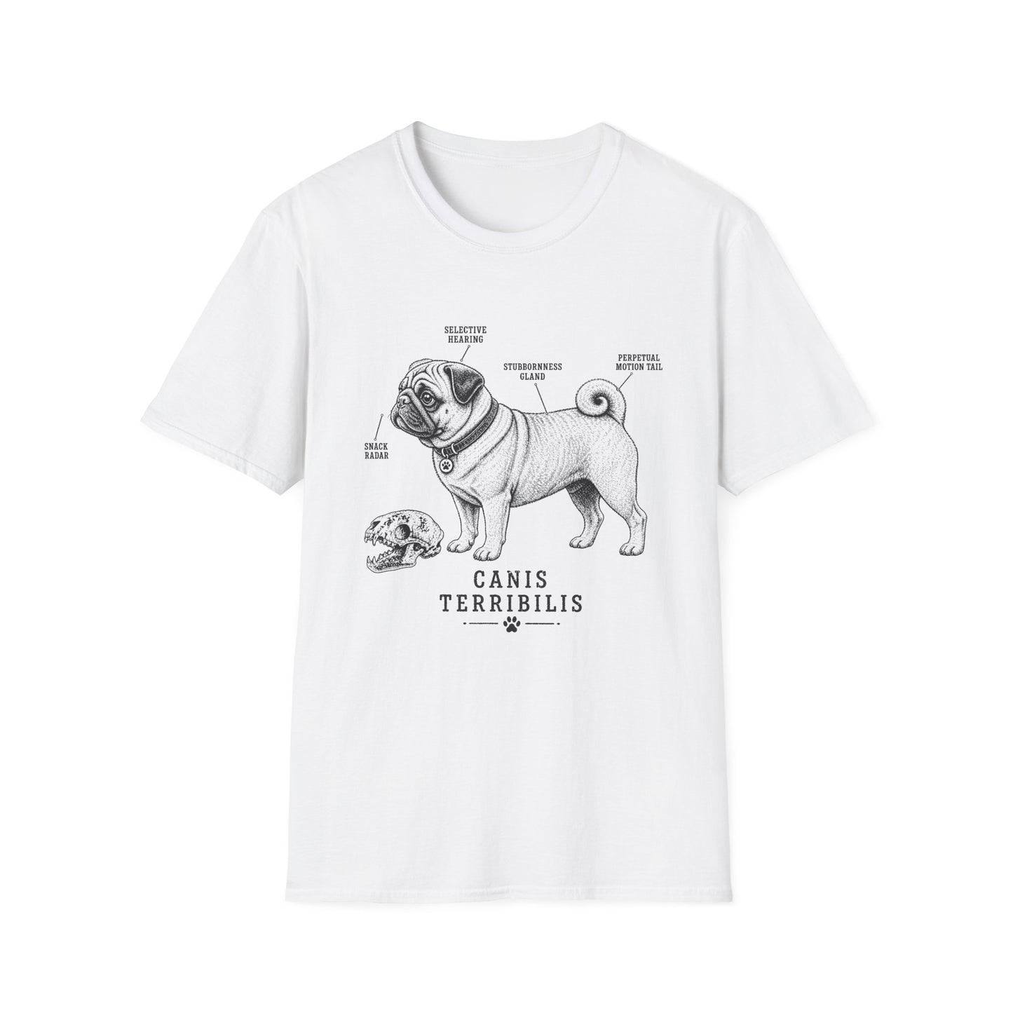 Anatomy Of A Pug Tee