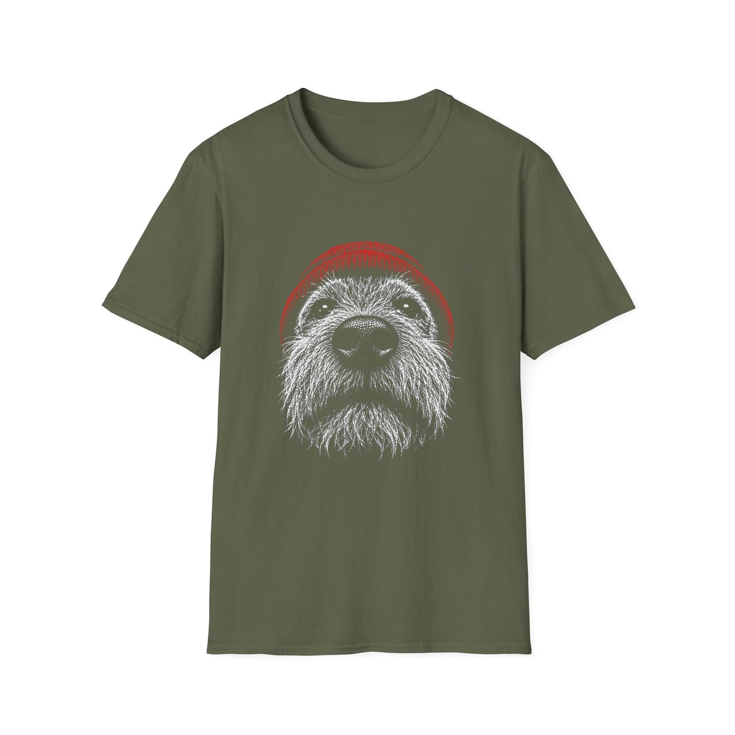 Red Hat Airedale Terrier Tee