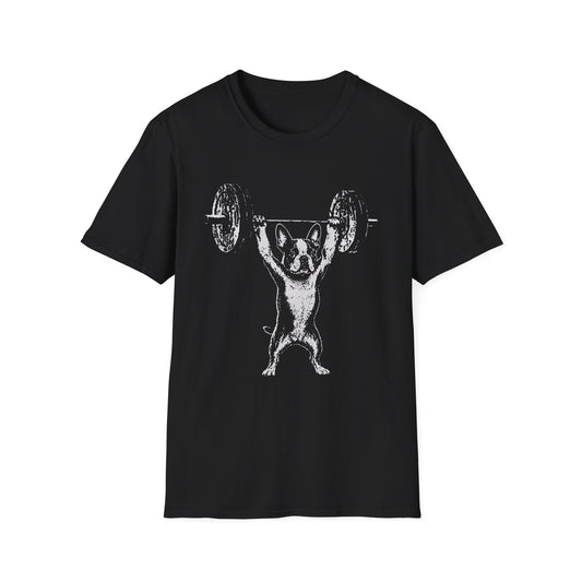 Boston Terrier Powerlifting Tee