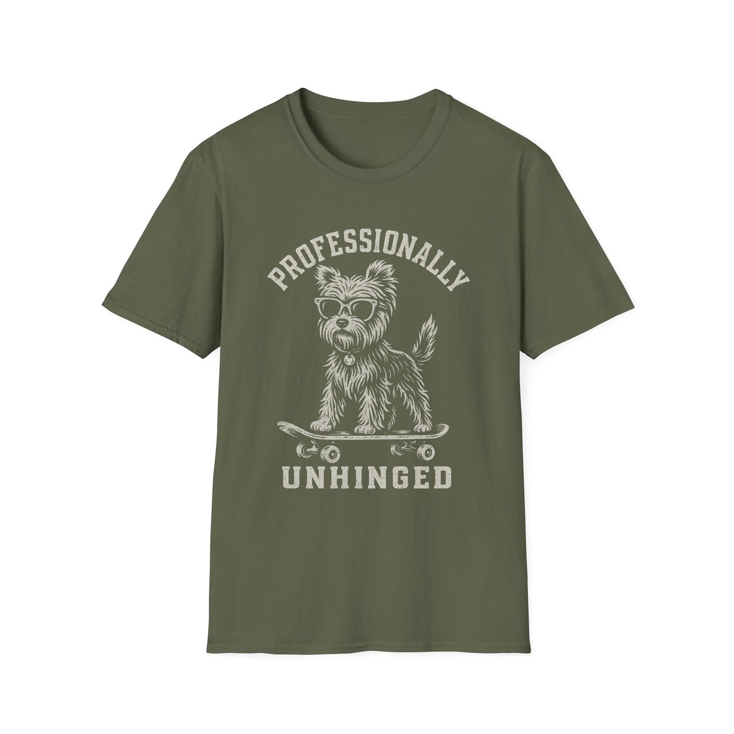 Skateboard Yorkshire Terrier Tee