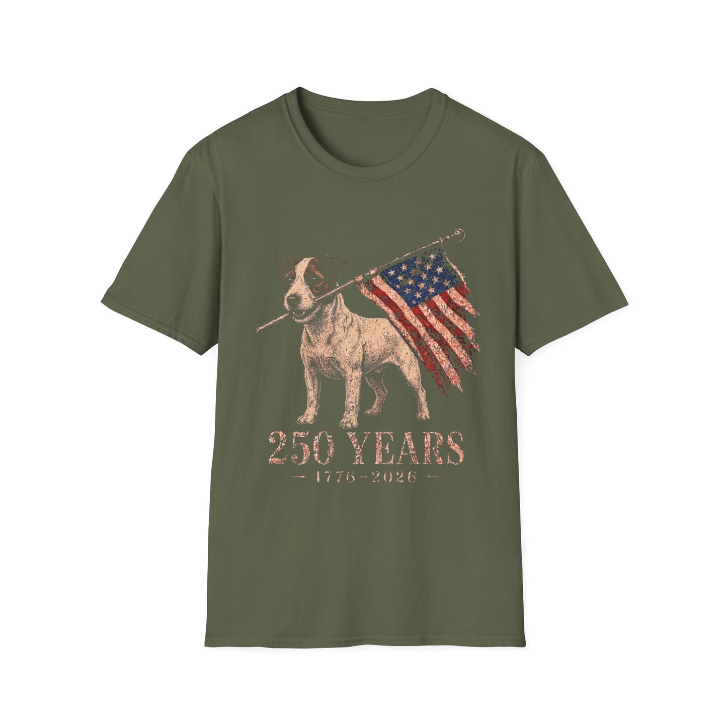 Parson Russell Terrier USA 250 Years Tee