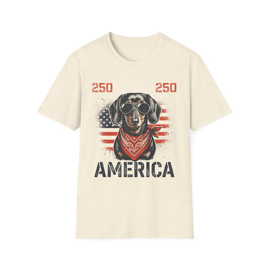 Dachshund Americas 250 Tee
