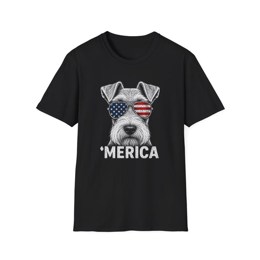 Wire Fox Terrier Merica Tee
