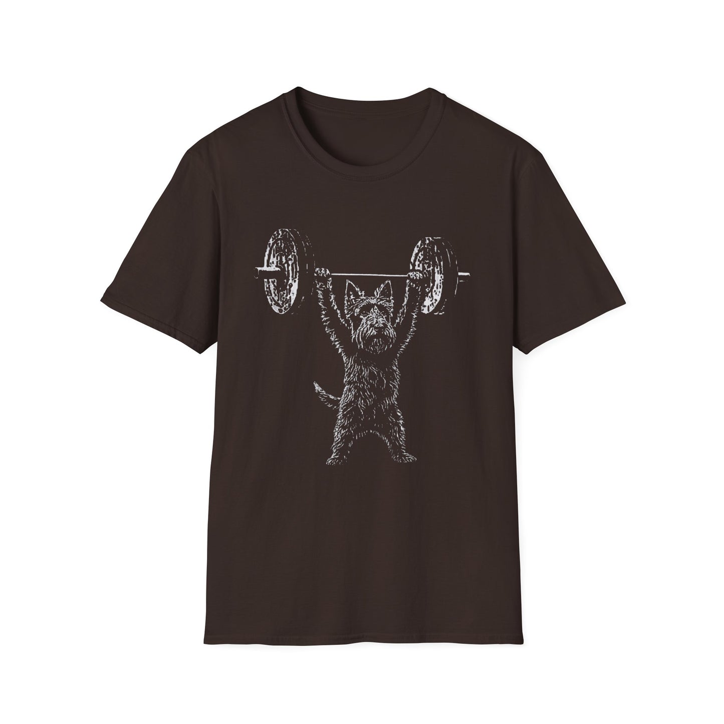 Scottie Terrier Powerlifting Tee