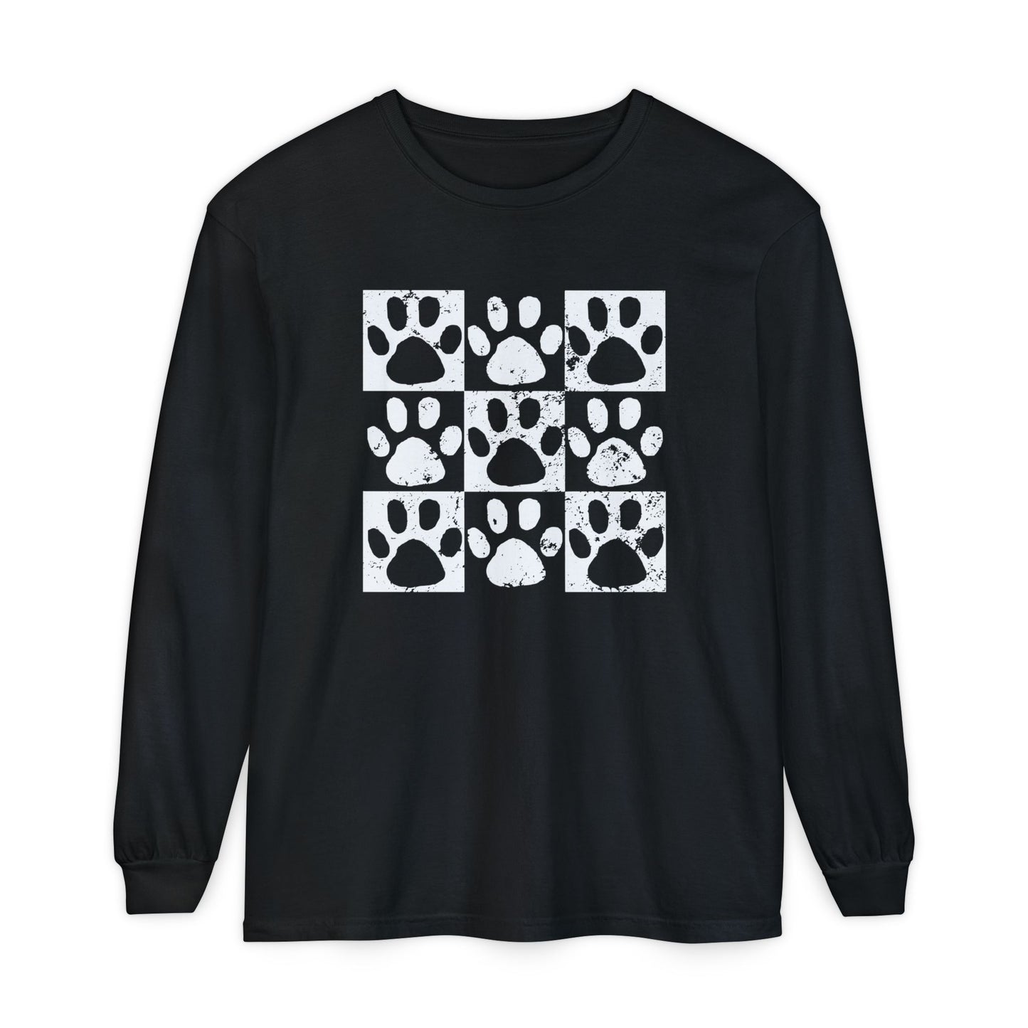 Paw Print Long Sleeve T-Shirt