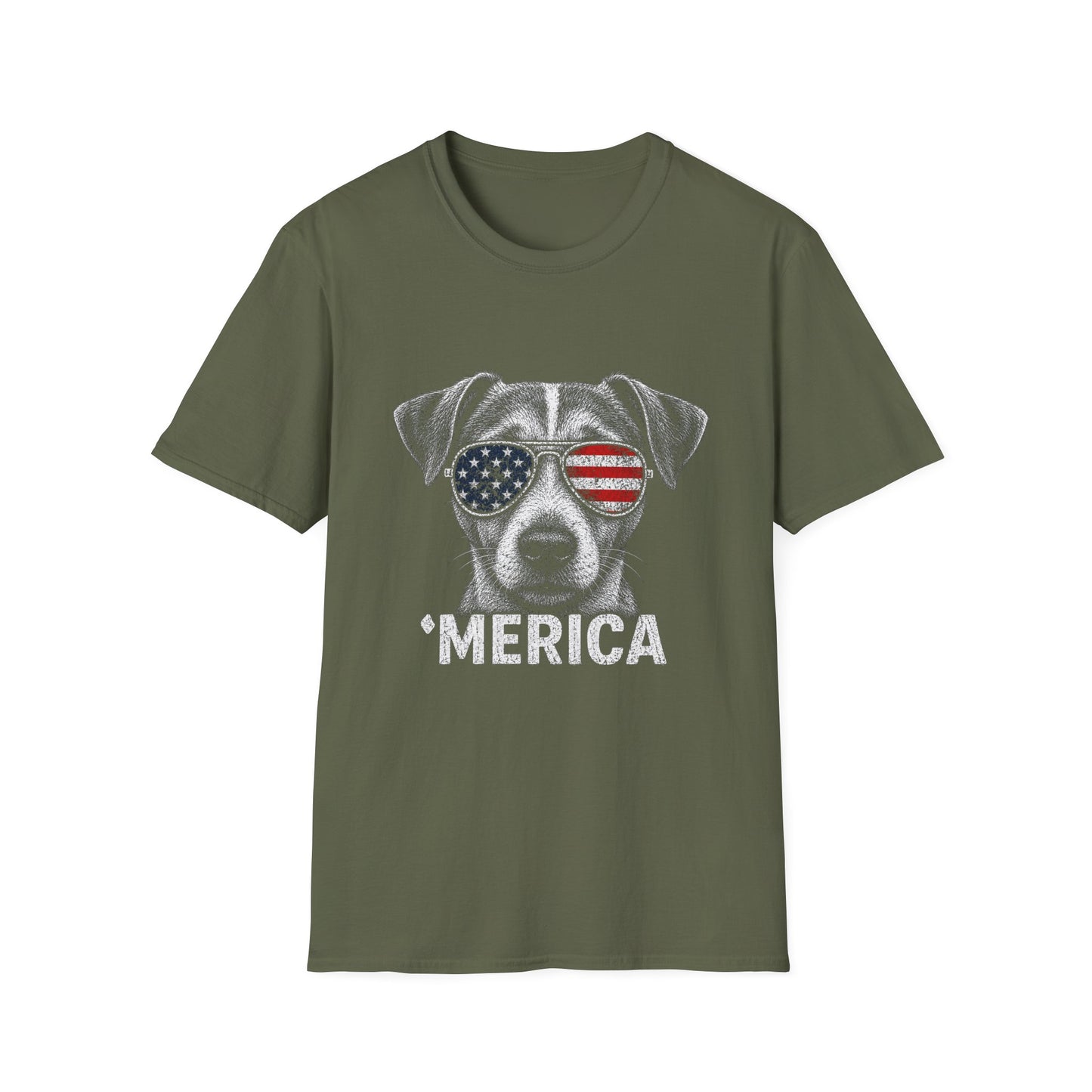 Jack Russell Terrier Merica Tee