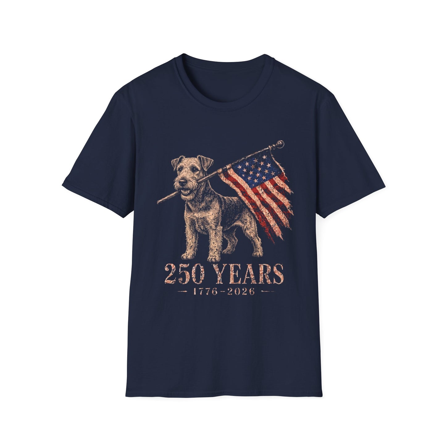 Welsh Terrier USA 250 Years Tee