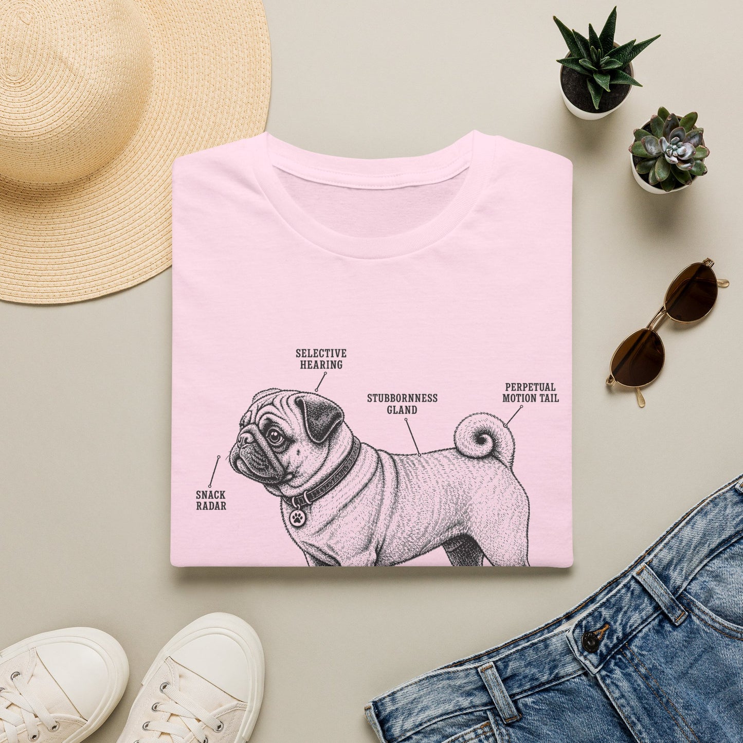 Anatomy Of A Pug Tee