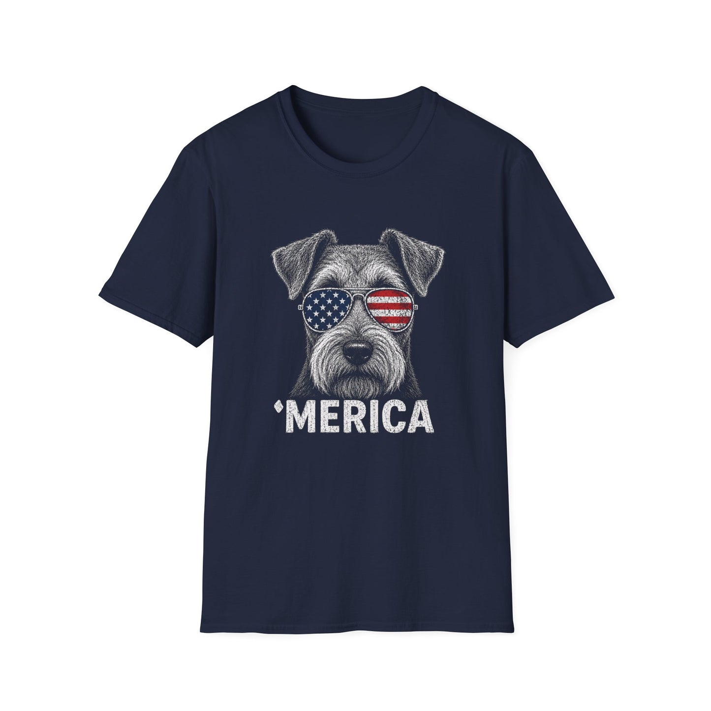 Airedale Terrier Merica Tee