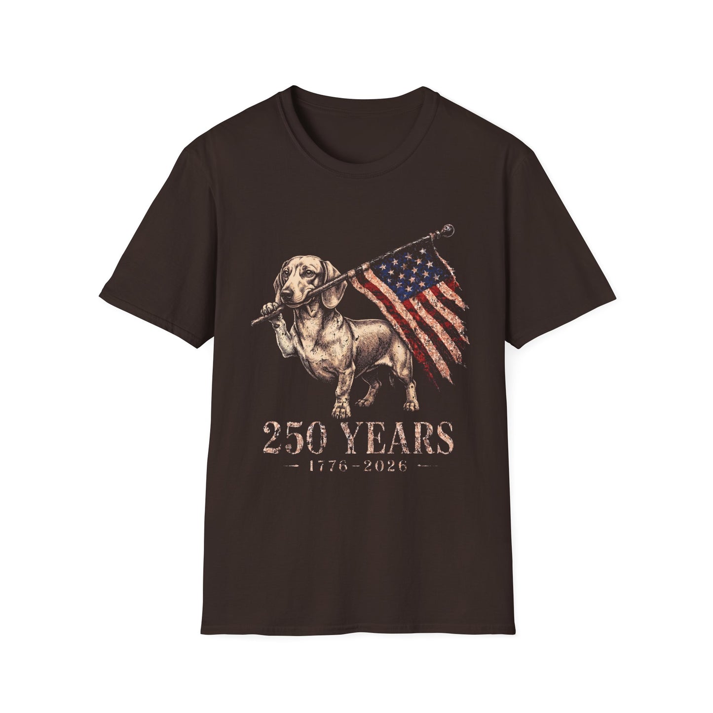 Dachshund USA 250 Years Tee