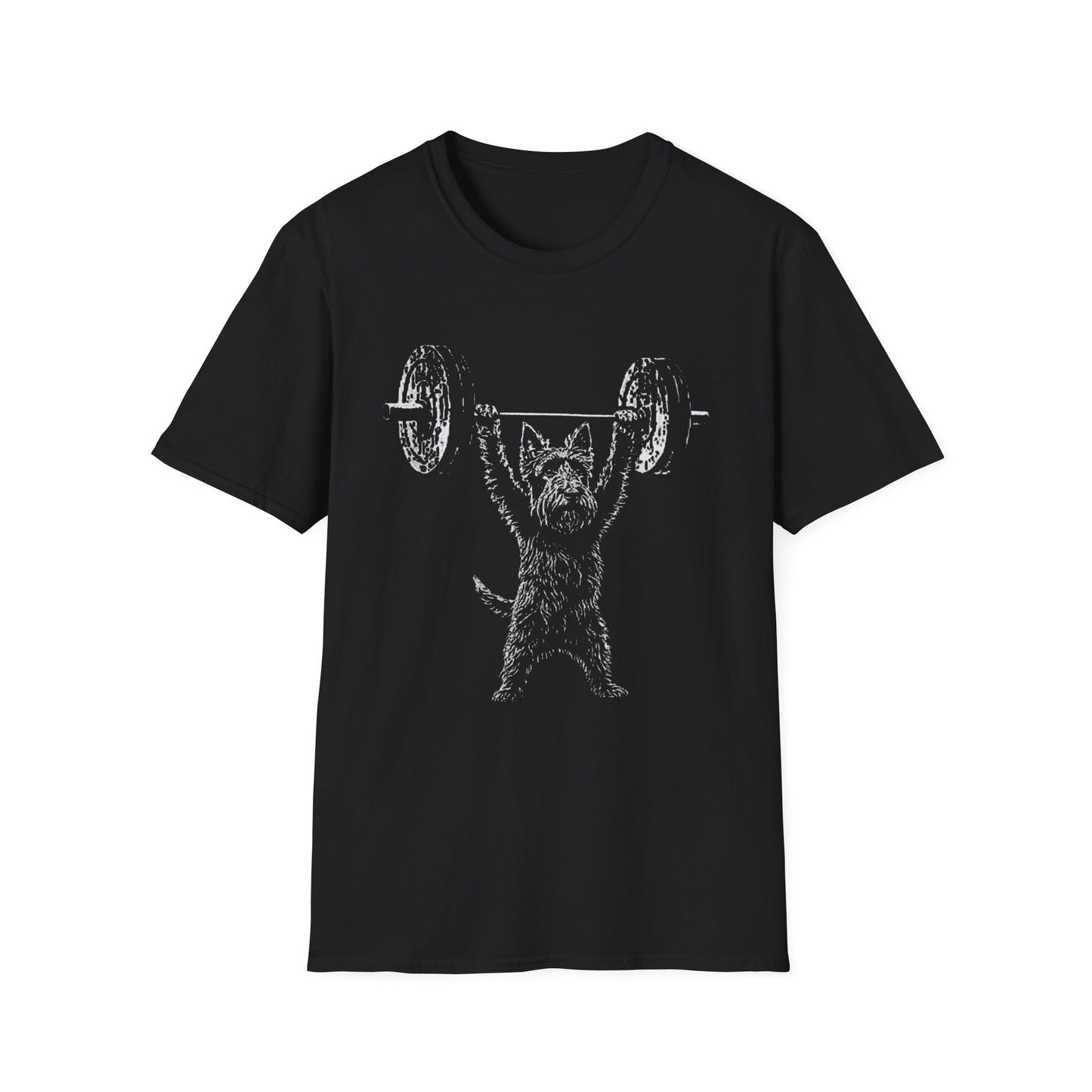 Scottie Terrier Powerlifting Tee