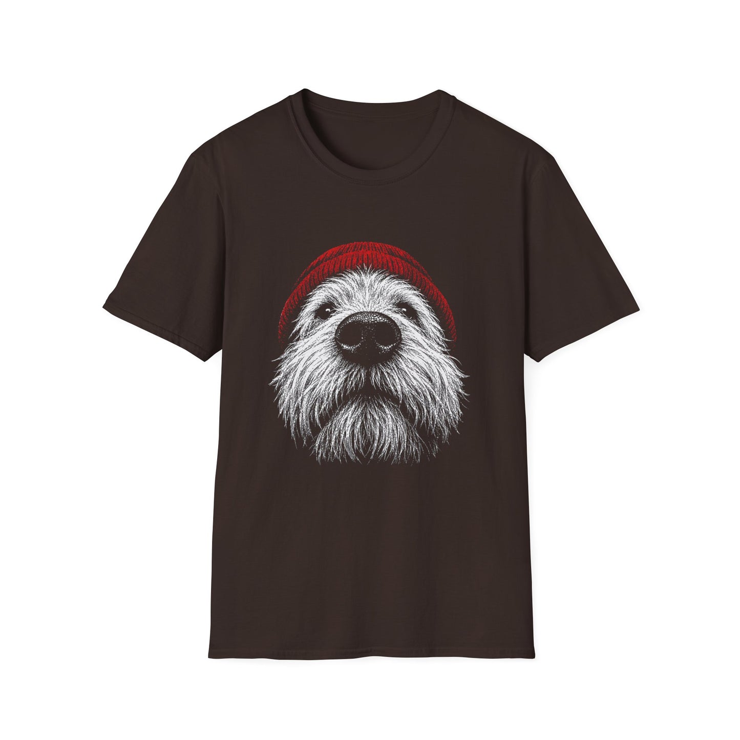 Red Hat Wheaten Terrier Tee