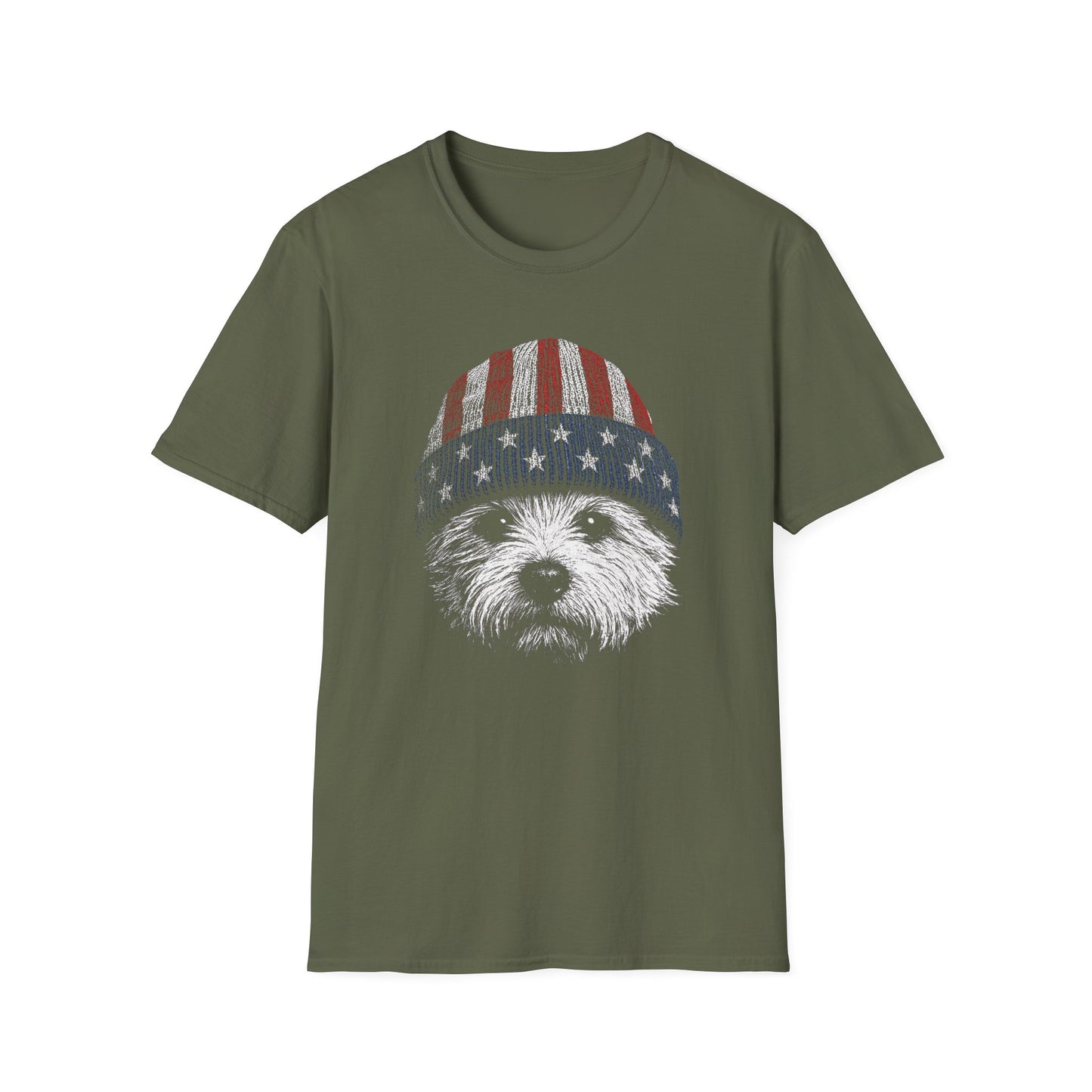 Westie USA Beanie Tee
