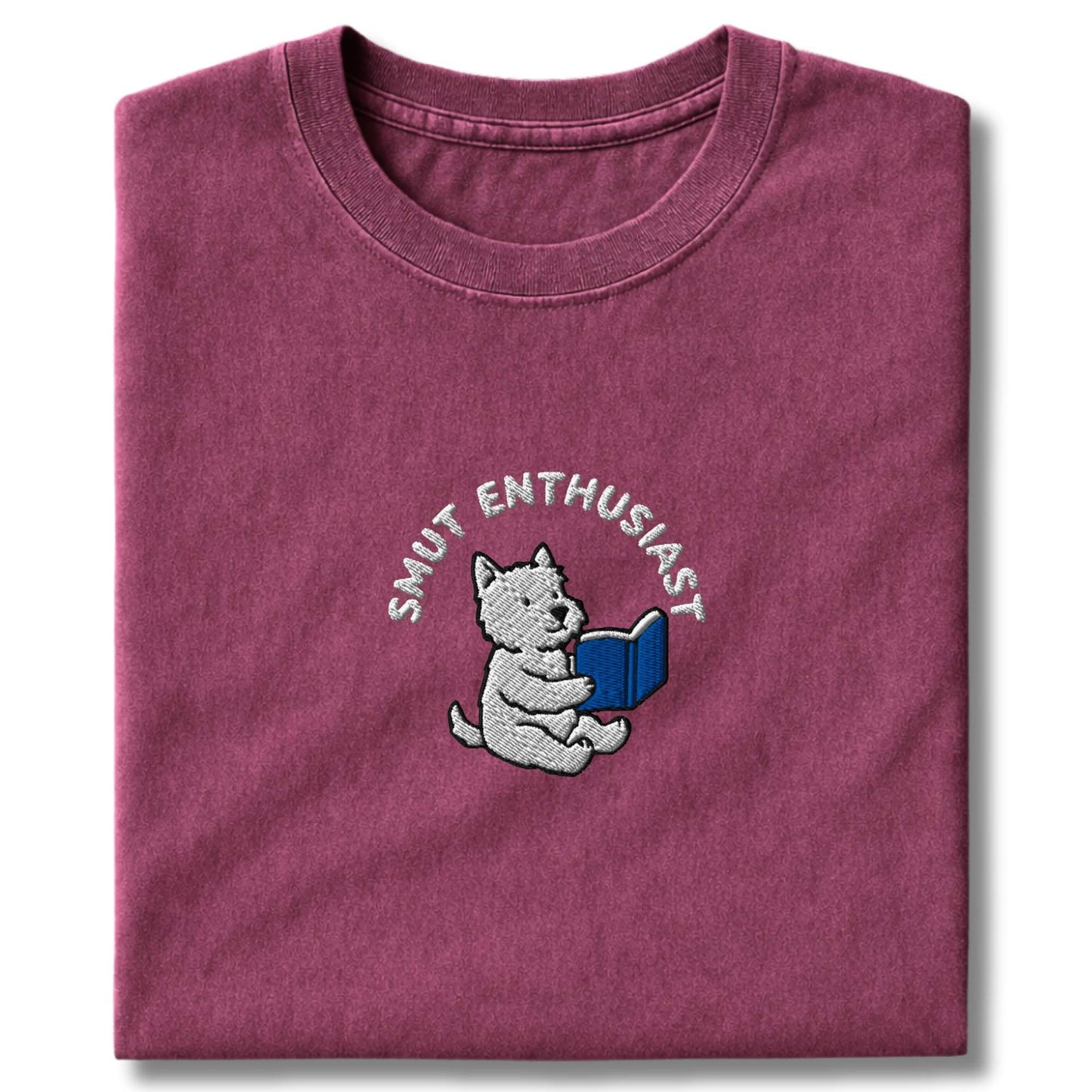 Embroidered Westie Smut Enthusiast T-Shirt