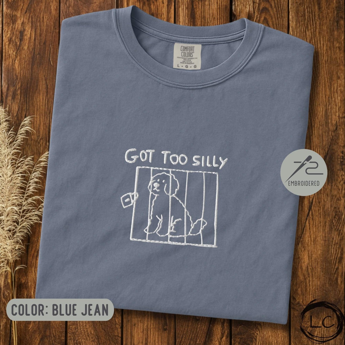 Embroidered Goldendoodle Got Too Silly T-Shirt