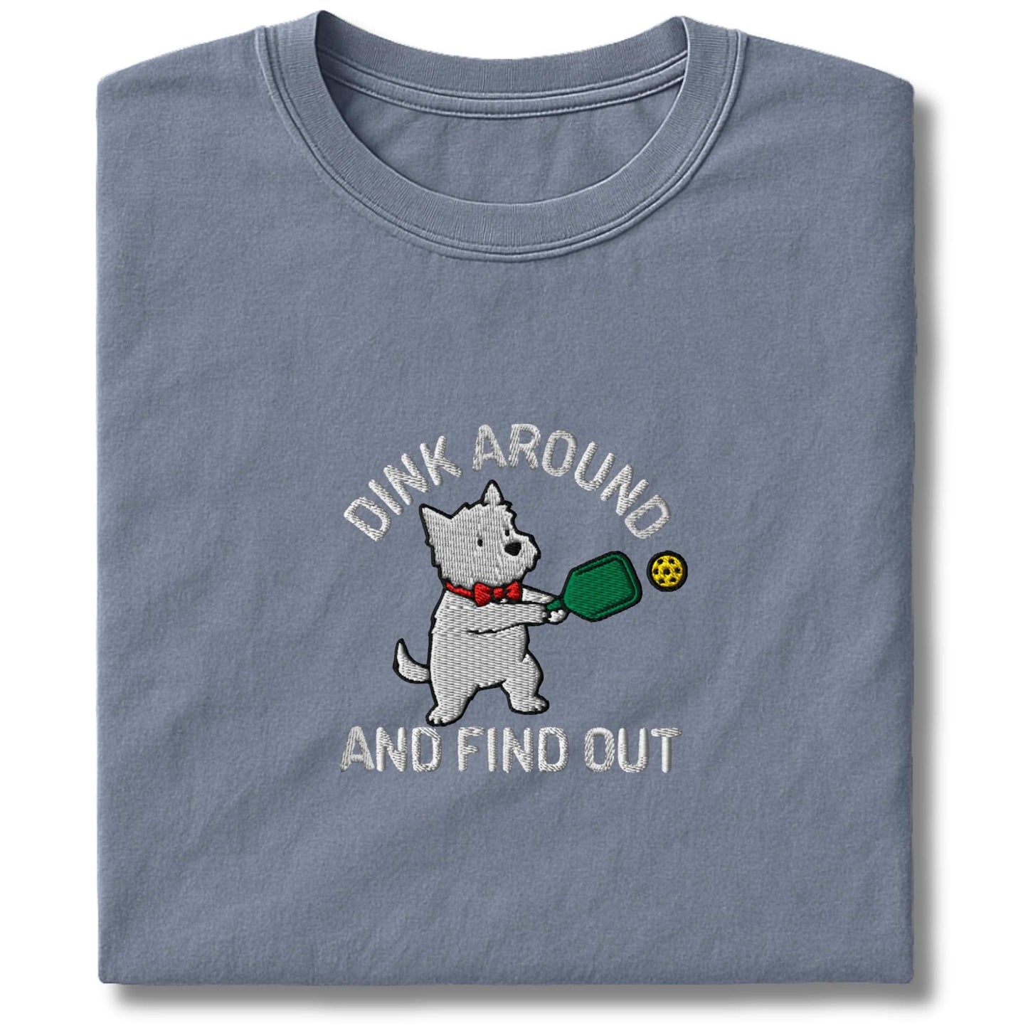Embroidered Westie Dink Around T-Shirt