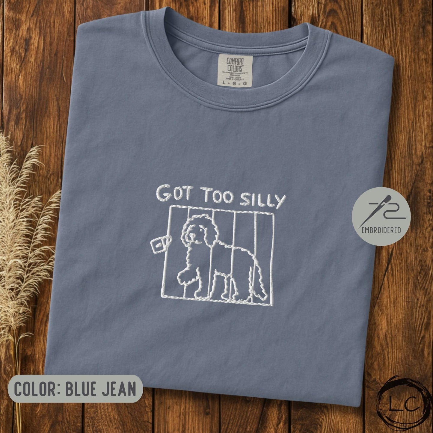 Embroidered Irish Doodle Got Too Silly T-Shirt
