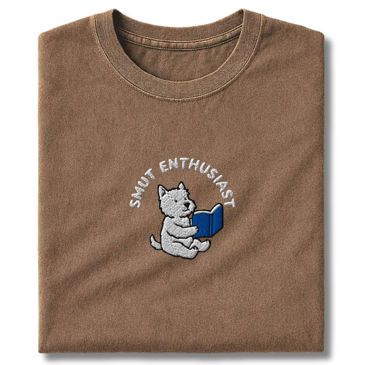 Embroidered Westie Smut Enthusiast T-Shirt