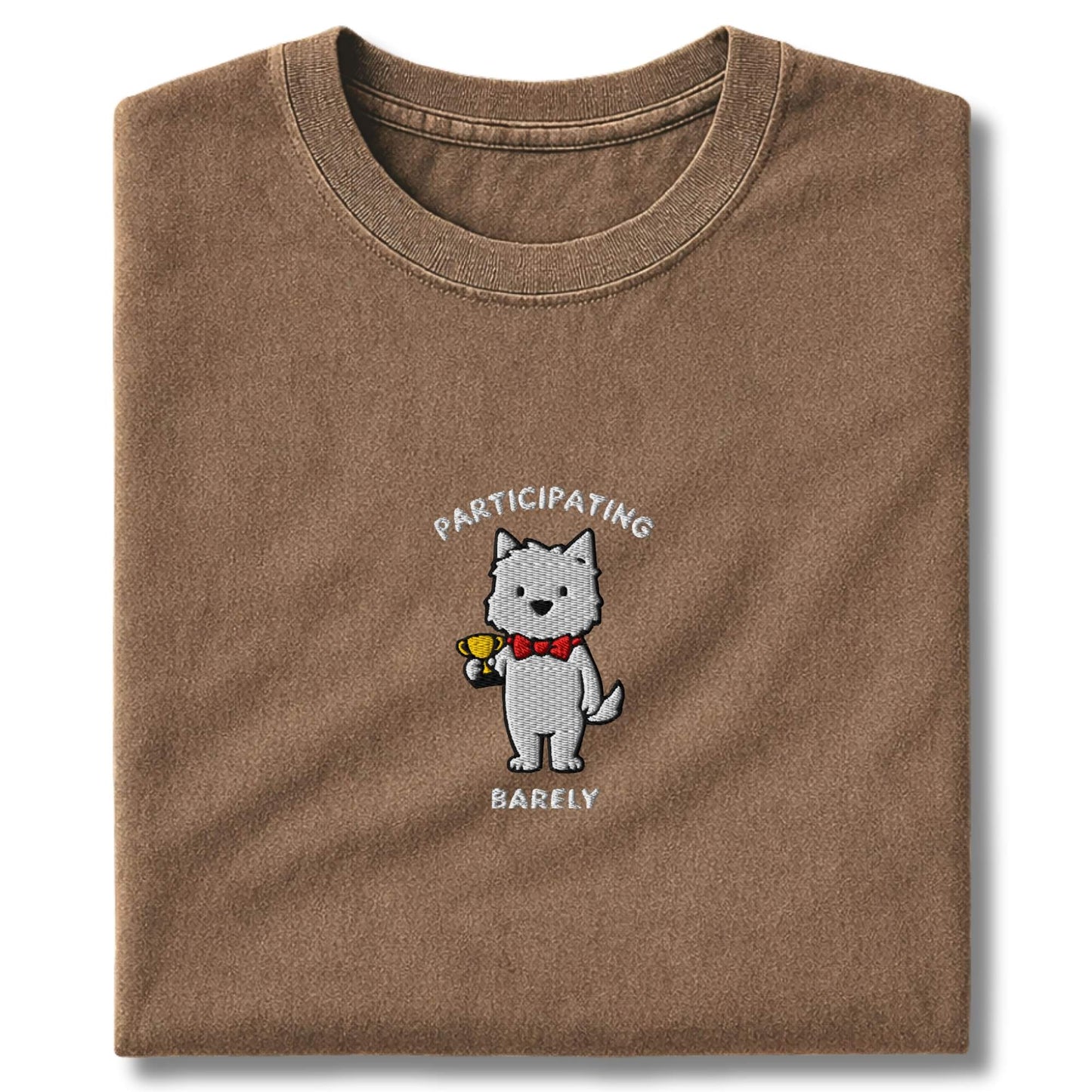 Embroidered Westie Participating T-Shirt