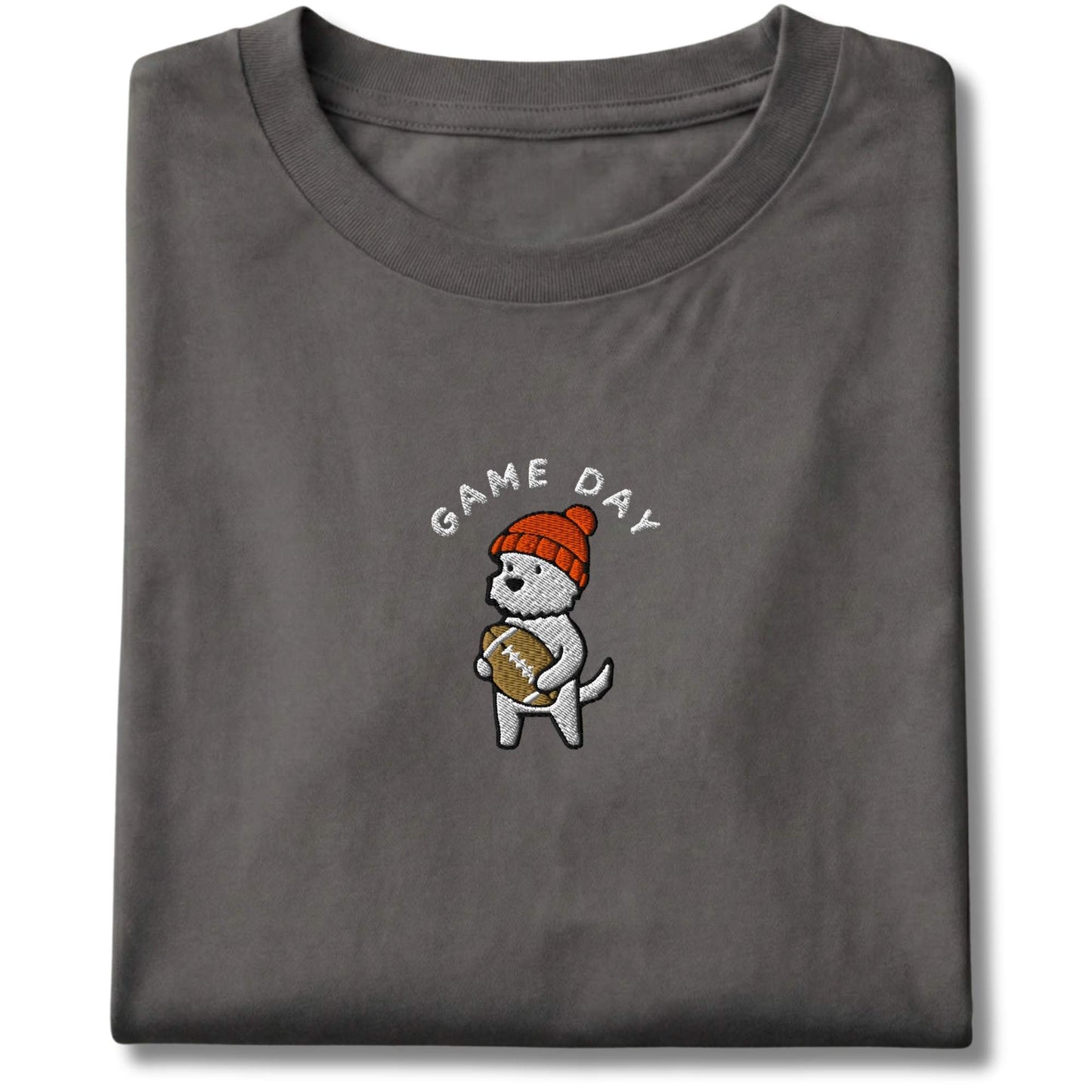 Embroidered Westie Game Day Tee