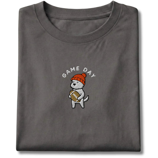 Embroidered Westie Game Day Tee