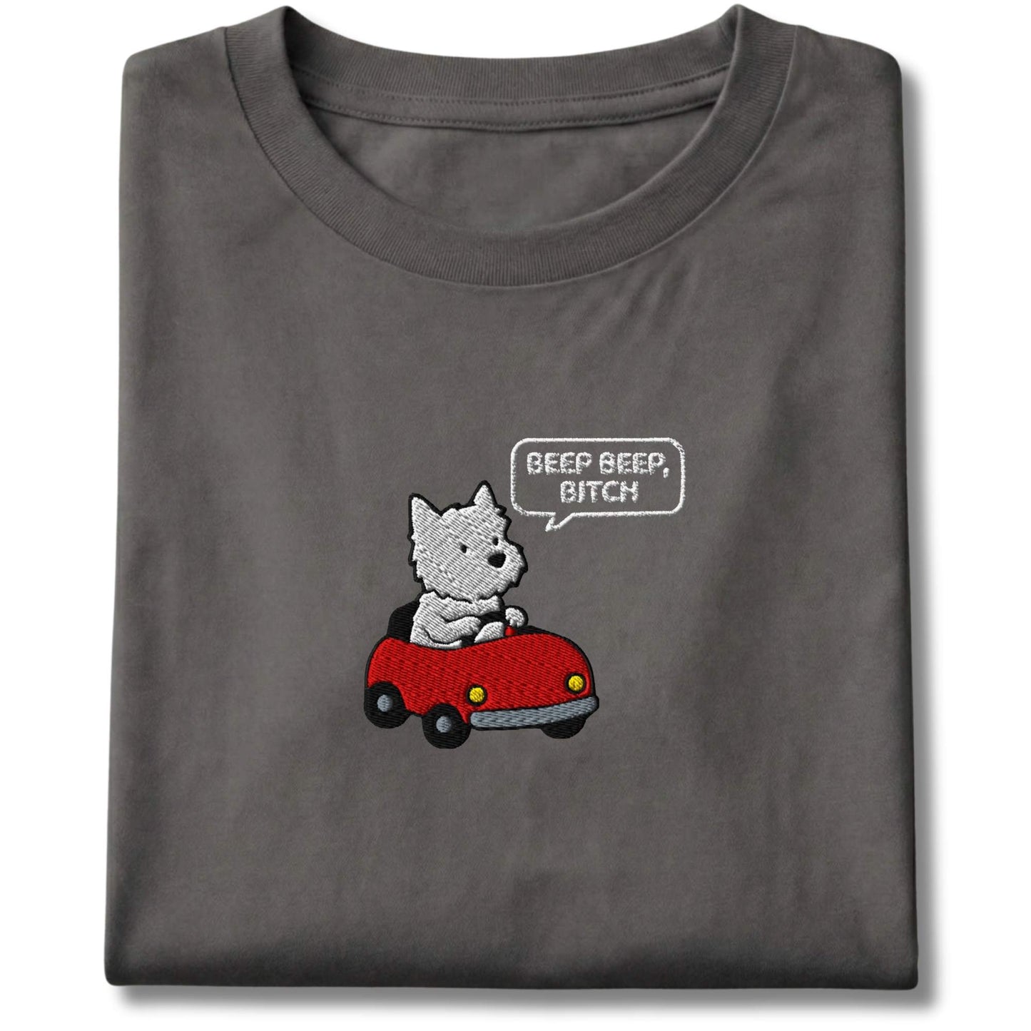 Embroidered Westie Road Rage Tee