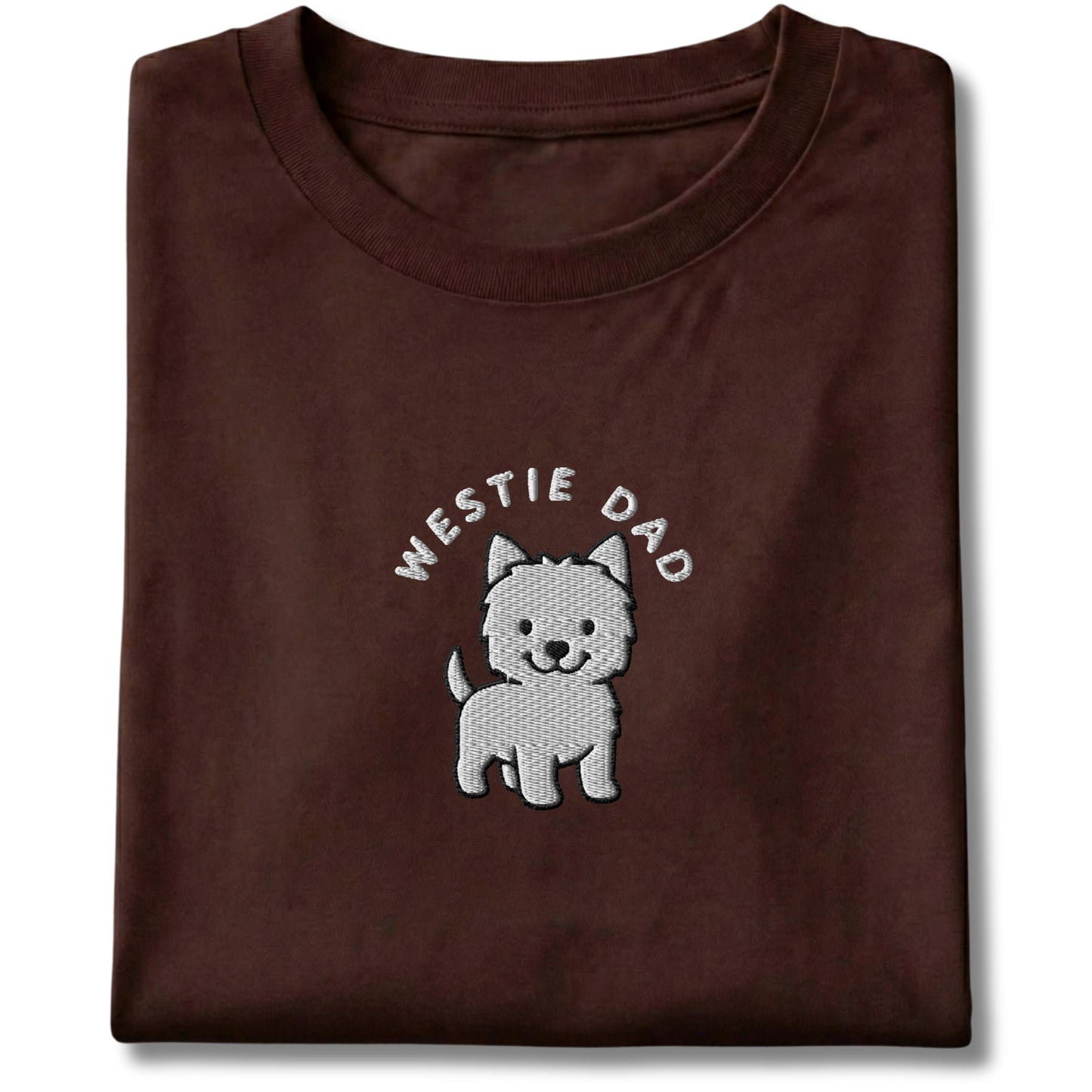 Embroidered Westie Dad Tee