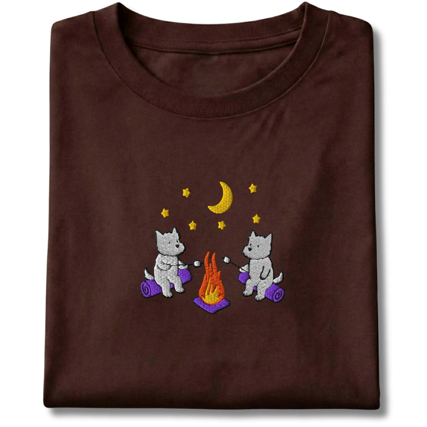 Embroidered Westie Campfire Tee